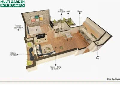 Multi Gardens B-17 Islamabad Master Plan 1