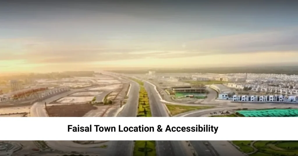 Faisal Town Location