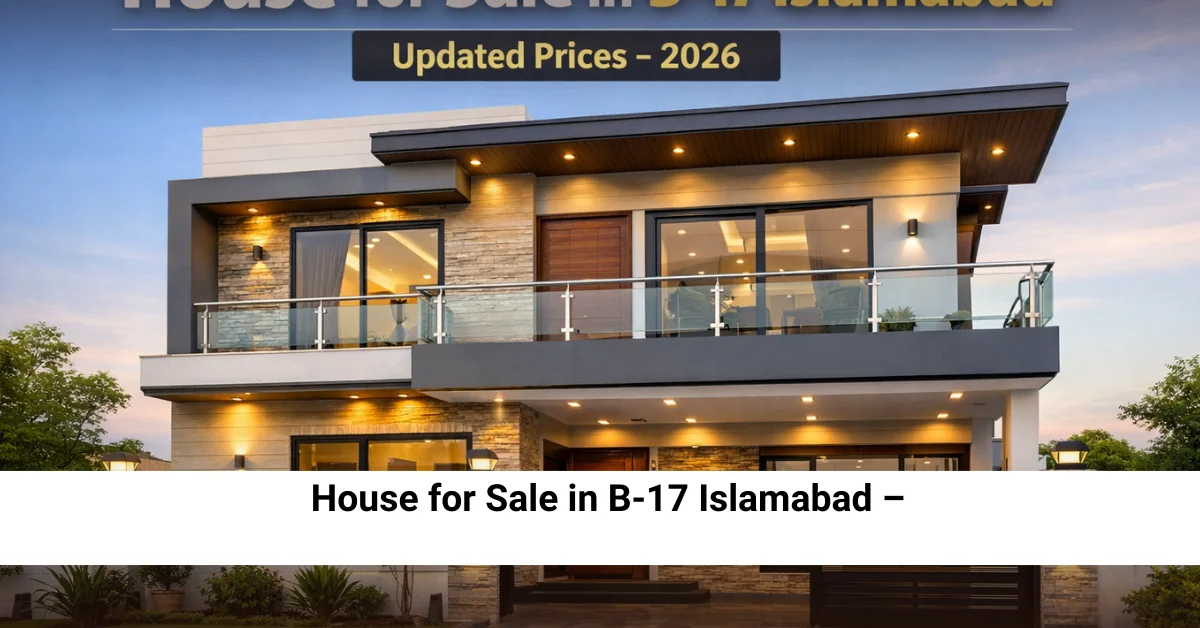 House for Sale in B 17 Islamabad feature